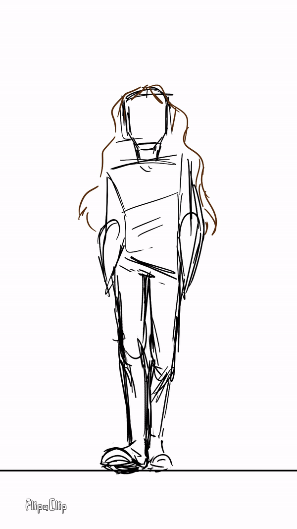 Walk Cycle Sketch